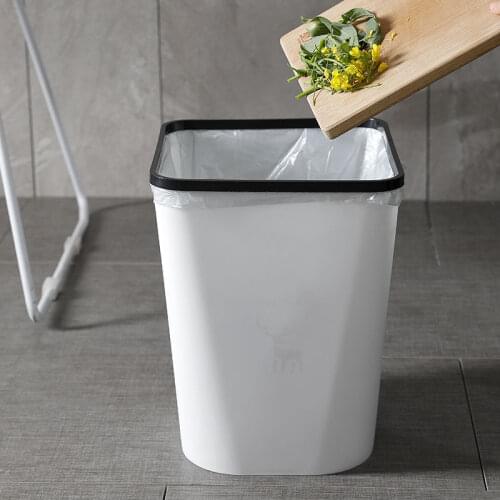 8L mini trash household creative trash can office living room kitchen desktop classification small bathroom
