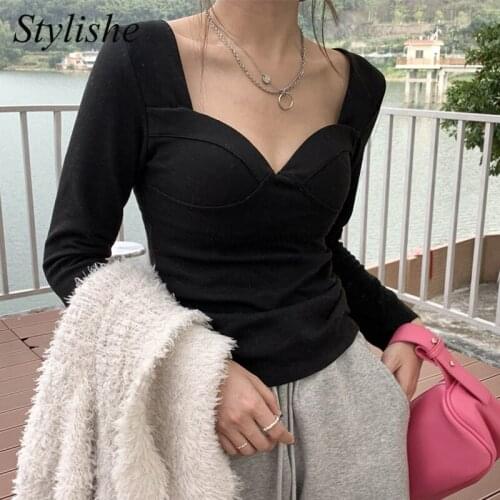 Женские длинные футболки Aelegantmis China At AliExpress