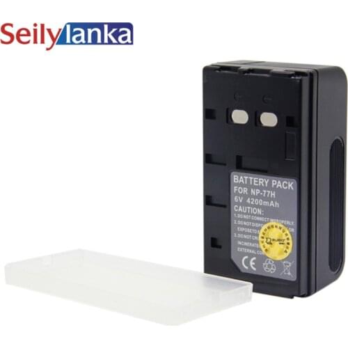 4200mAh for sony NP-77H NP55 NP-68 NP-78 NP-98 Camera Battery Lithium Battery 6V CCD-TR6 CCD-TR600 CCD-TR61