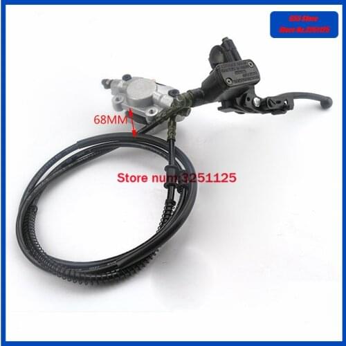 ATV accessories Hydraulic Rear Disc Brake Caliper System + Pads for 150cc 250cc Quad Dirt Bike ATV