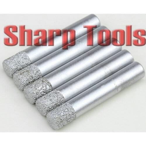 10MM Straight CNC Router Bit Flat Mill Cutting Tools,Stone Router Bit Drill End Mill Diamond Tools on Cutting Slotting Engraving