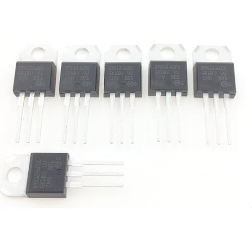 BTA12-600CRG BTA12-600TW triac BTA12 insulated 12A600V TO220 direct insertion