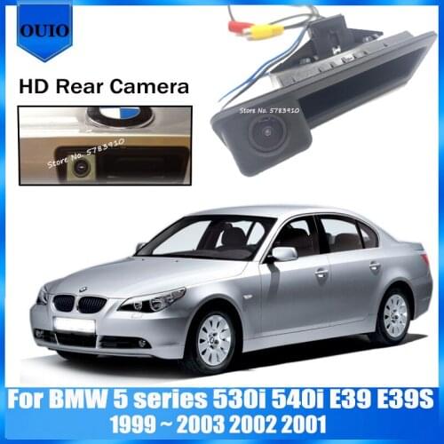 HD rear view camera For BMW 5 series 530i 540i E39 E39S 1999 ~ 2003 2002 2001 waterproof Trunk Handle Camera backup camera