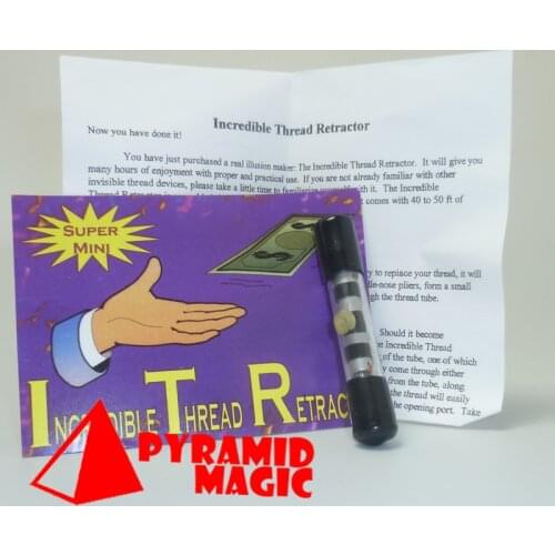 Micro ITR Incredible thread retactor invisible threal reel/ close-up street magic trick / wholesale / free shipping