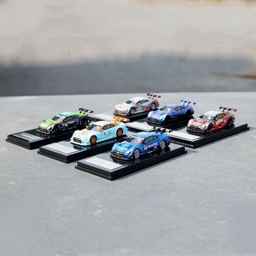 1/64 Metal alloy die-casting Nissan GT500 rally car simulation car model High-end collection and decoration gift