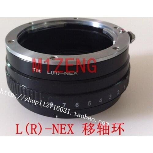 Tilt adapter ring for leica lr r lens to sony E mount nex NEX-3/5/6/7 A7 A7II A7r3 A7r4 A7s a9 A6500 A6000 a6600 camera