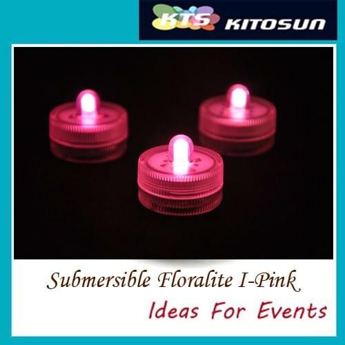 Hot Sale Shenzhen New Product Lighting 120LEDs pink Submersible Waterproof Wedding Floral Tea Vase Candle light