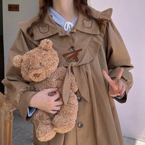 Olive Girl Women's Trench Coats