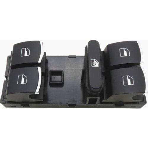 FaroeChi Chrome Master Window Switch For Golf MK5 MK6 Tiguan Touran Jetta Passat