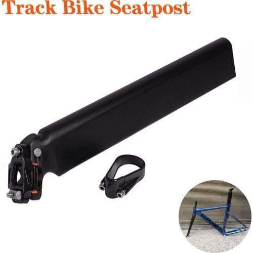 Track Bike seatpost 58mm 300 mm road bike seatpost aluminum alloy 6061 Horizontal fixie bicycle seat post matte black