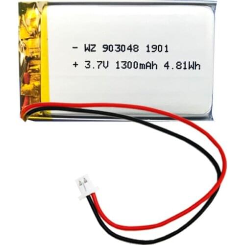 Manufacturers supply 903048 (1300MAH) 15C / 20C high rate 7.4V aircraft model UAV battery pack