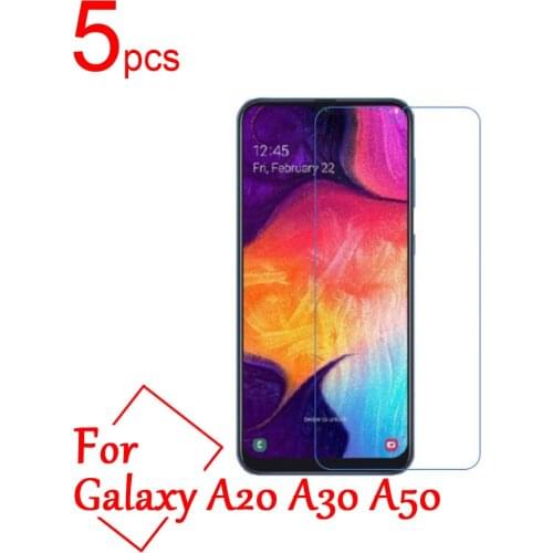 5pcs/lot Clear/Matte/Nano soft LCD Screen Protector Cover for Samsung Galaxy A10 A20 A30 A40 A50 A60 A70 A80 A90 Protective Film