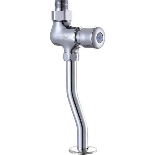 Plumbing Hardware Brass Wall Mounted Urinal Valve Hand-Type Urinal Flush Valve Delay Valve Toilet Flush Valve