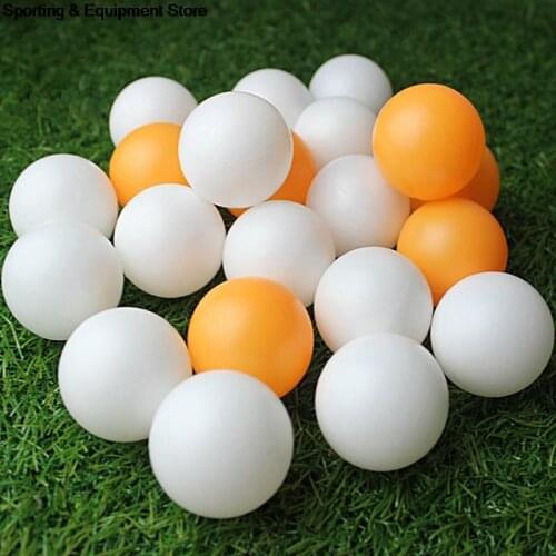 150Pcs/Set 40mm Ping Pong Balls Washable Drinking Practice Table Tennis Ball White Orange