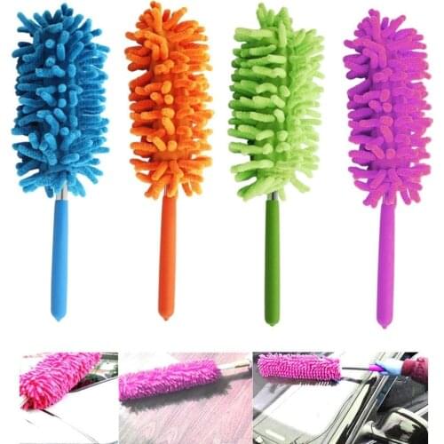 Telescoping Microfiber Duster Extendable Cleaning Dust Home Office Car Tool Dust Cleaner