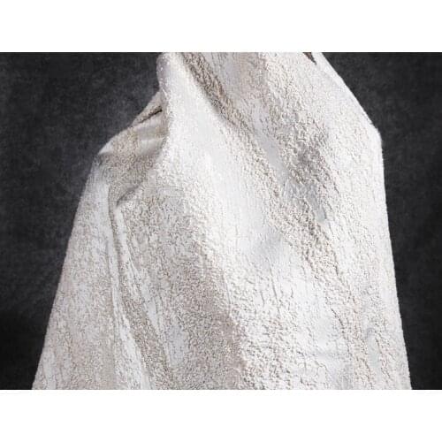 Three-dimensional granular jacquard white irregular gradient texture clothing creative fabric