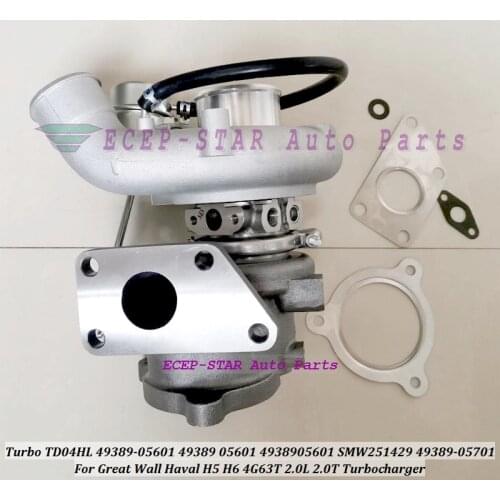Turbo TD04HL 49389-05601 49389-05620 49389-05701 49389-05700 49389-05600 For Great Wall Haval H5 H6 4G63T 2.0L 2.0T SMW251429