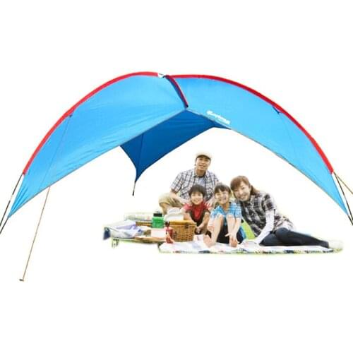 Outdoor super triangulation of the awning tent