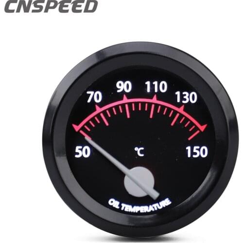 2inch 52mm Universal Racing Oil Temp Gauge 50~150 Celsius 12v Car Auto Oil Temperature Meter Oil Temperature Sensor With Sensor