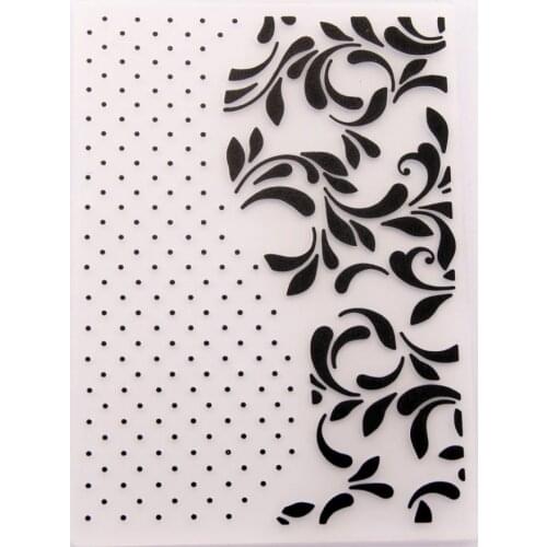 EMBOSSER Plastic Embossing Folders For Scrapbook Stencils LEAVES LACE DIY PAPER Album Card Making CRAFT SUPPLIES Scrapbooking