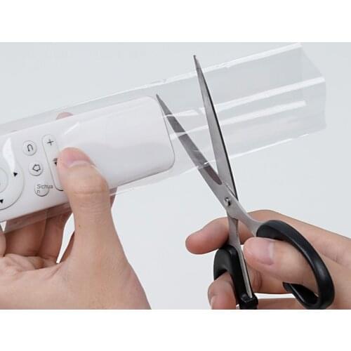 10PCS Waterproof TV Remote Control Cover Heat Shrink Film Protector Cover Air Condition Remote Control Protector Protective Case