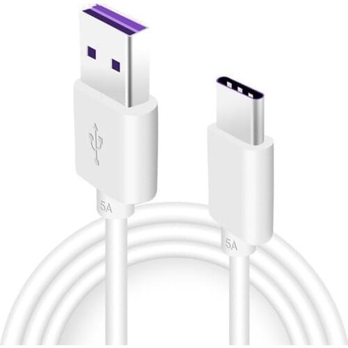 5A Quick Charge USB Type C Cable For Samsung Xiaomi Huawei P40 Mobile Phone Type-c USB SFCP AFC Charging Data Cord Charger