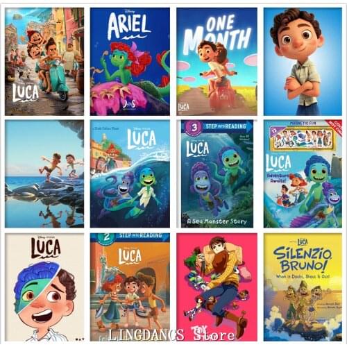 5d Diy Full Drill Diamond Painting Disney Luca Alberto Poster Cartoon Diamond Mosaic Embroidery Cross Stitch Home Decor Gifts