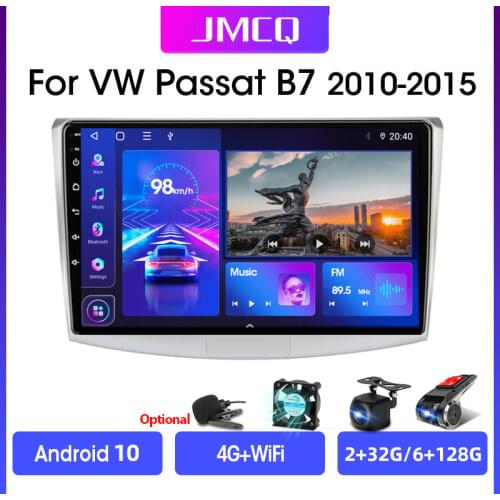 Vtopek 10.1" 2din Android 10.0 Car Multimedia Video Player GPS Navigation For VW Volkswagen Passat B7 B6 CC 2010-2015 Head Unit