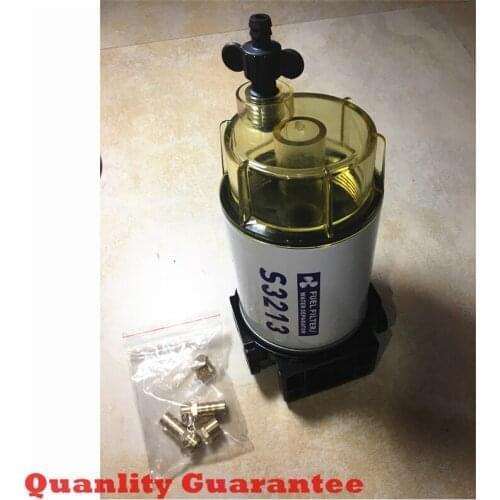 S3213 Gasoline Filters Outboard Spin-On Fuel Water Separator filter with Clear Bowl for Marine Yamaha Sierra Mercury S3213