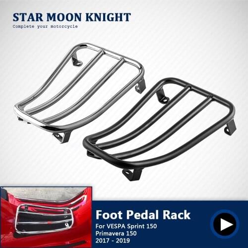 For VESPA S150 Primavera 150 150S Sprint 150 150S Foot Pedal Rear Luggage Rack Bracket Holder