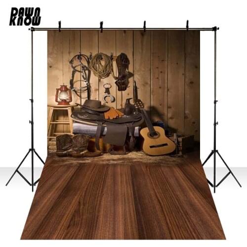 DAWNKNOW Wood Storehouse Photography Background Backdrops Guitar Wedding Children Photo Shoot Studio Props Photocall GY327