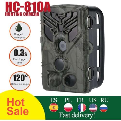 HC-810A 1080P 20MP HD Hunting Wildlife Camera Scouting Trail Camera Wildview 3 PIR Motion Night Vision Camera Home Safe Game Cam