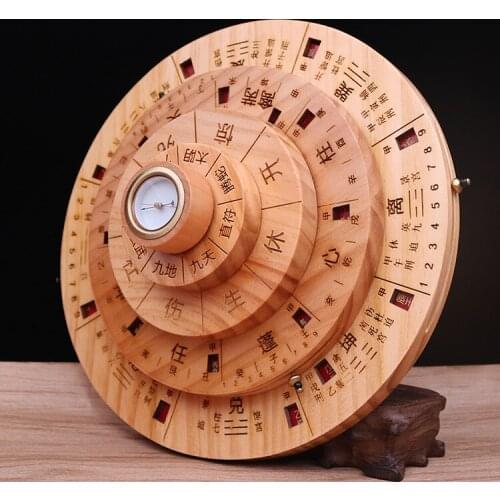 Geomantic master tool efficacious YANG Qimen escape armour transit chart destiny fortune-telling Peach wood FENG SHUI LUO PAN
