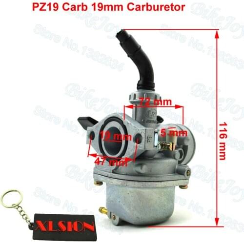 PZ19 Lever Choke Carb 19mm Carburetor For 50cc 110cc Dirt Pit Bike ATV Quad Motorcycle Motorbike Motocross Buggy Scooter