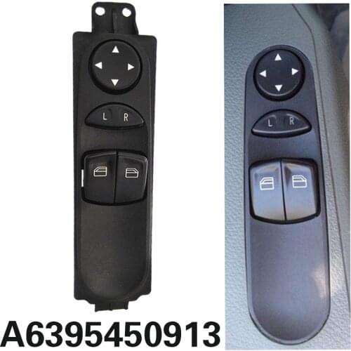 A6395450913 Power Window Switch Control Button for Mercedes-Benz Vito Bus Vito/Mixto Kasten Car Styling