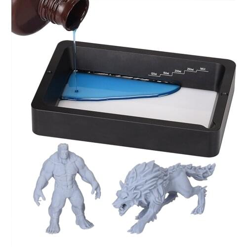 BIQU High Quality Resin Vat Set Anodized Aluminium and Covers Durable 3D Printer Modular for Anycubic Photon Elegoo MARS