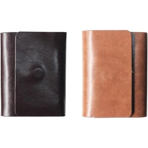 PU Leather Wallet Mens Short Wallet Multifunctional Casual Wallet