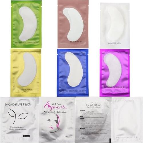 10/20/50pairs Patches For Eyelash Extension Under Eye Pads Paper Patches Grafted Eye Tips Sticker Wraps Make Up Tools