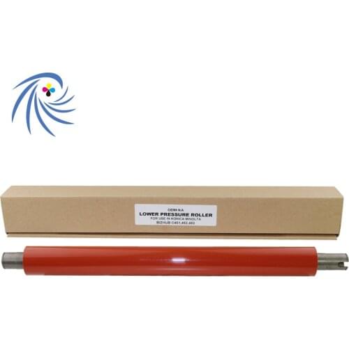 Bizhub C552 C652 C550 C650 C451 C452 Lower Sleeved Fuser Roller for Konica Minolta 451 452 552 652 550 650 Pressure Roller