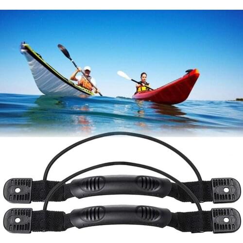 Kayak Carry Handle Long Hunchback Buckle with Rivets Canoe Side Mount Bungee Cord Carry Handle Boat Replacement Accessories