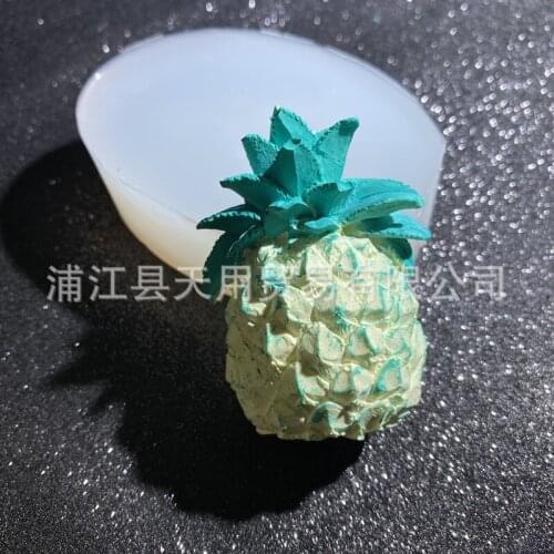 Fruit Pineapple Silicone Cake Decoration Silicone Mold Crystal Epoxy Mousse Mold 17-236