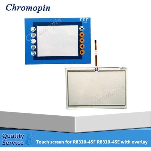 R 8310-45F R8310-45F R 8310-45E R8310-45E R8310-45 E Replace Touch Screen Panel with Front Overlay Film HMI PLC Digitizer