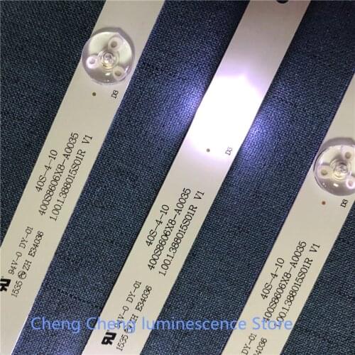 30Pieces/lot Philco 40" TV led backlight bar 400S8606X8-A0035 E34036 40S-4-10 1.00.1.388015S01R V1 94V-O DY-01 100%NEW