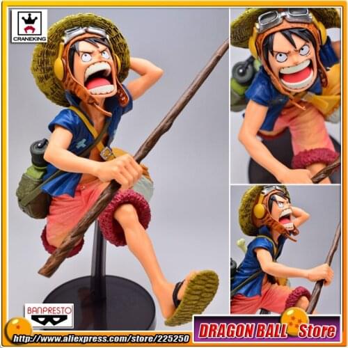 Japan Anime "One Piece" Original BANPRESTO SCultures BIG Zoukeiou 4 PVC Figure Vol.1 - MONKEY D. LUFFY