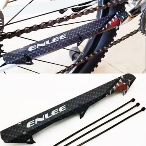 1PC Colorful Road Bike Bicycle Cycle Frame Chain Guard Protector Plastic Chainstay Cover Guard Bicycle Riding Parts