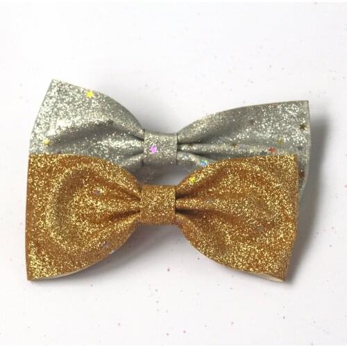 10pcs Glitter Flamingo Felts for DIY Baby Girl Accessories Kawaii Animal Hair Clips Kids Headwear Patches