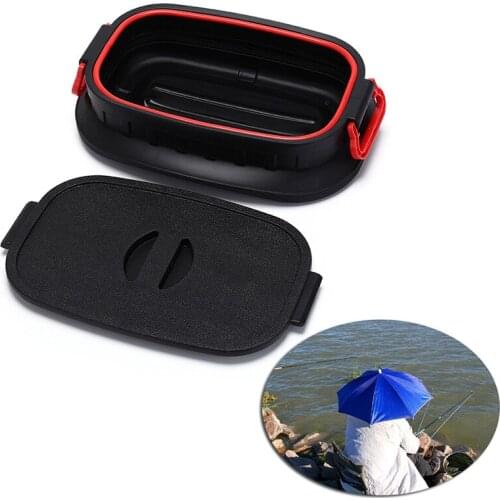 1PC Collapsible Water Bucket 18L Folding Fishing Water Pail Storage Box Camping Washing Fishing Bucket With Cover