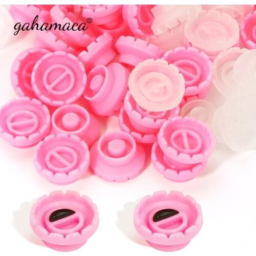 50pcs False Eyelashes Blooming Cups Planting Grafting Rapid Bloom Sun Flower Glue Cup Fan Eyelash Extension Makeup Tools