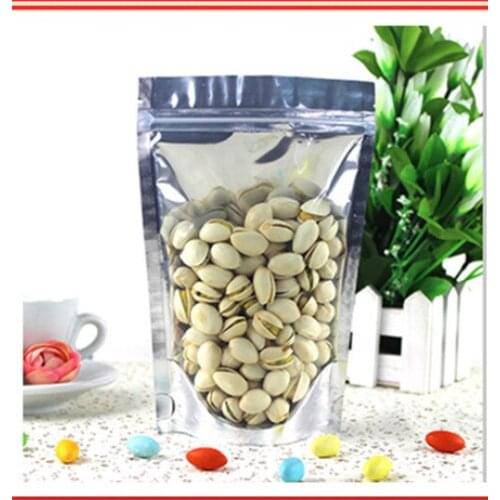 13cm*20cm+4CM,100pcs zip lock Seal aluminum foil bag,packing bags free shipping