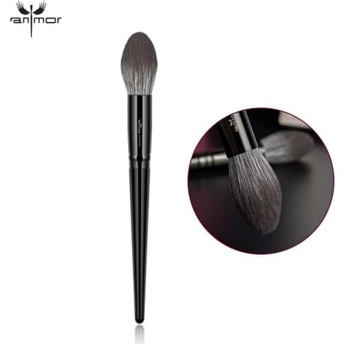 Anmor 1Pcs Flame Top Highlighter Make Up Brush Powder Blending Perfect Professional Face Brushes Cosmetic Beauty Makeup Tools